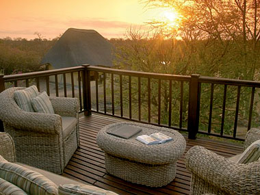 Main lodge deck Timbavati Kambaku Safari Lodge Timbavati Game Reserve South Africa