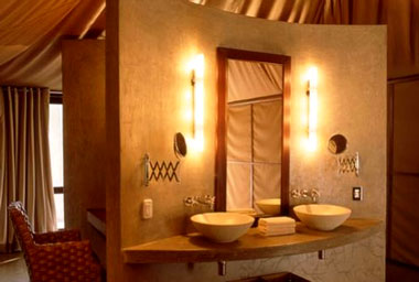 Ngala Tented Camp Timbavati Game Reserve Luxury Safari Tent bathroom Mpumalanga Luxury South African Safari